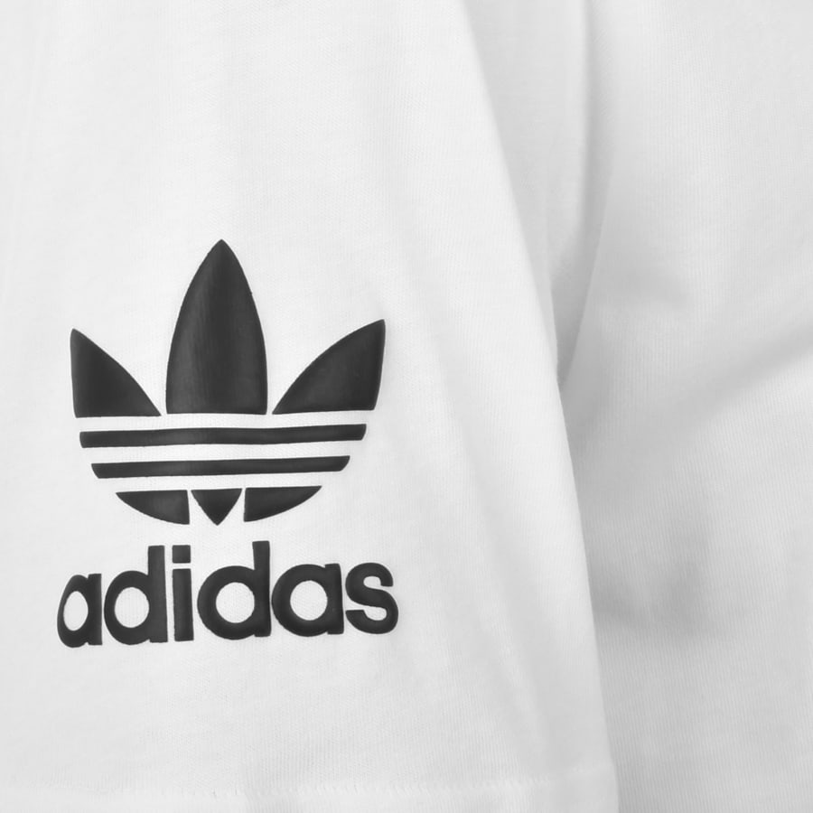 Image number 4 for adidas 90s Football Graphic T Shirt White