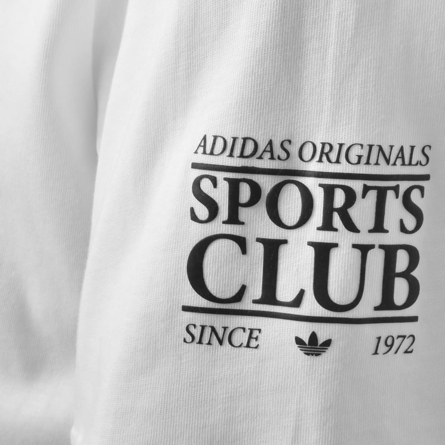 Image number 5 for adidas 90s Football Graphic T Shirt White