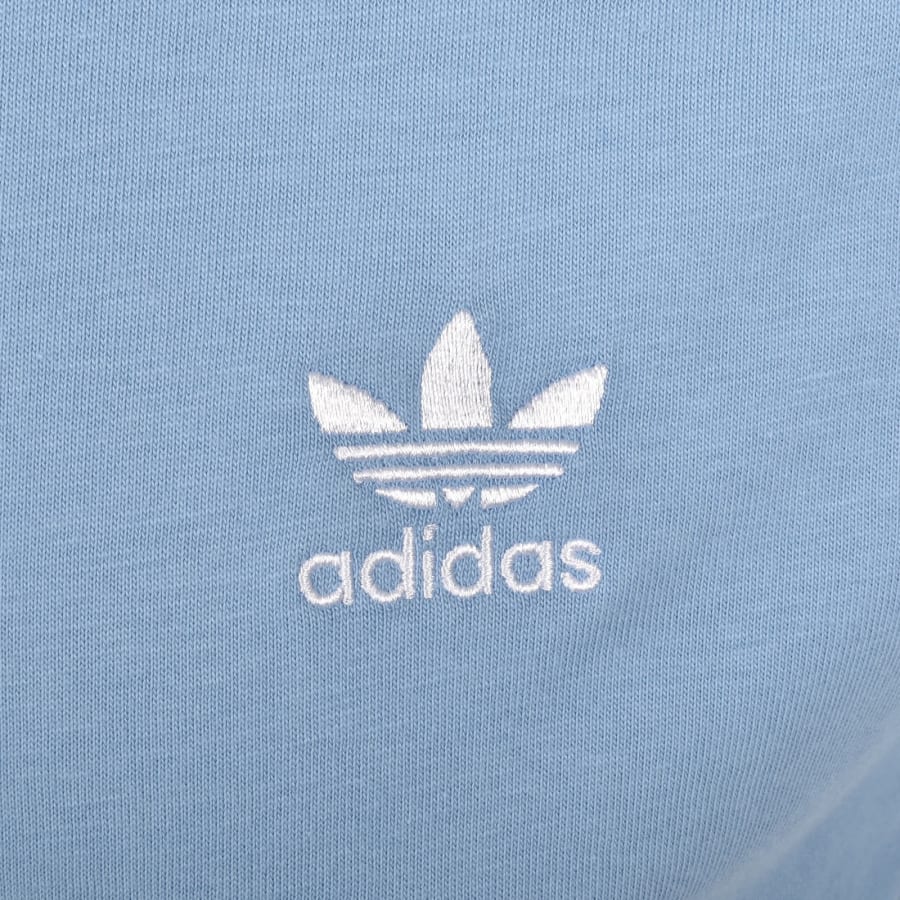 Image number 3 for adidas Trefoil Essential T Shirt Ash Blue