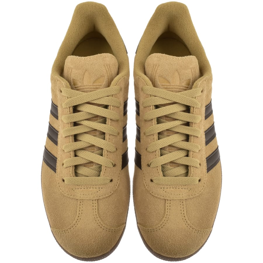 Image number 3 for adidas Originals Gazelle Trainers Beige