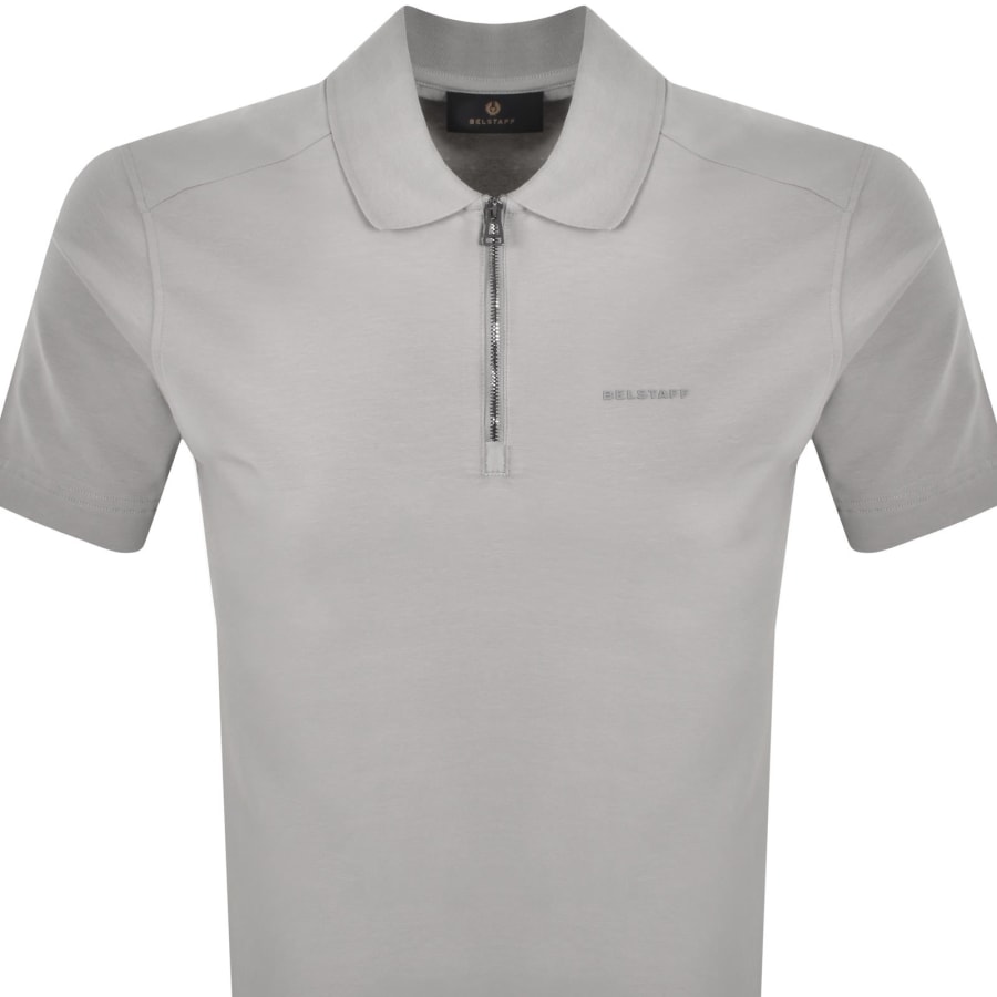 Image number 2 for Belstaff Alloy Polo T Shirt Grey