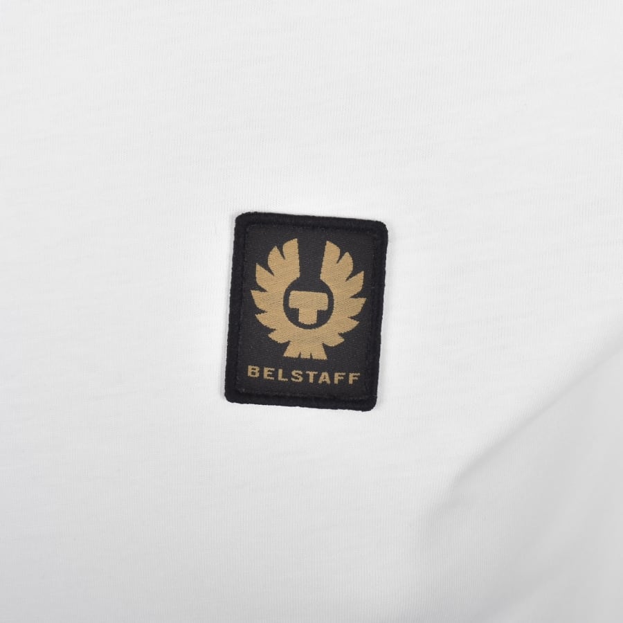 Image number 3 for Belstaff Long Sleeve Logo T Shirt White