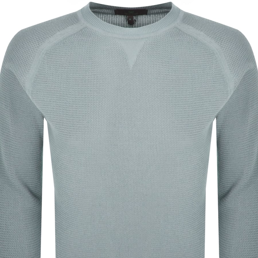 Image number 3 for Belstaff Guide Crew Neck Jumper Blue