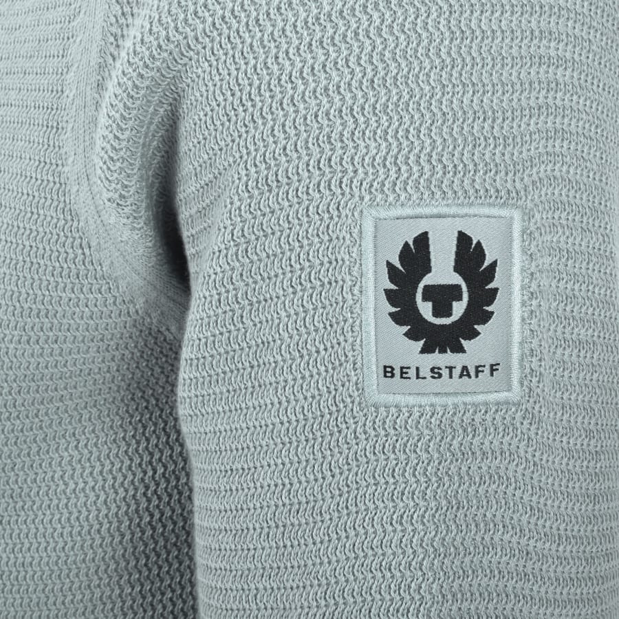 Image number 4 for Belstaff Guide Crew Neck Jumper Blue