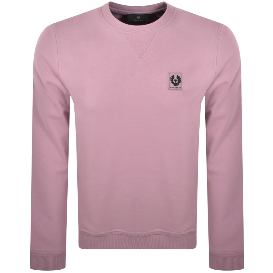 Image number 1 for Belstaff Crew Neck Sweatshirt Pink