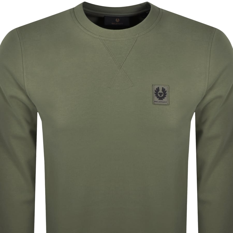 Image number 2 for Belstaff Crew Neck Sweatshirt Green