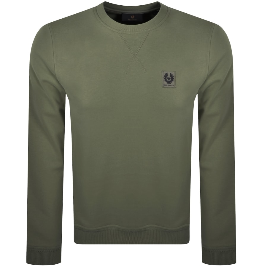 Image number 1 for Belstaff Crew Neck Sweatshirt Green