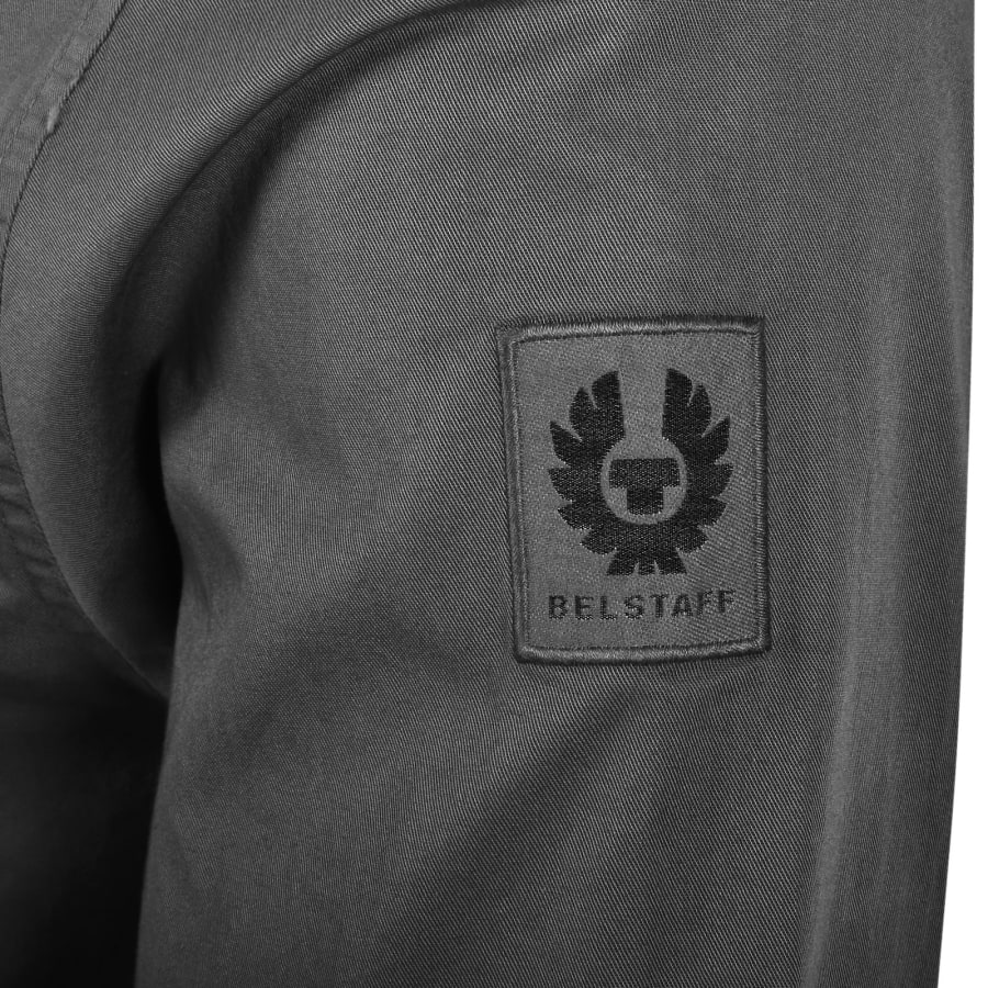 Image number 4 for Belstaff Scale Long Sleeved Shirt Grey