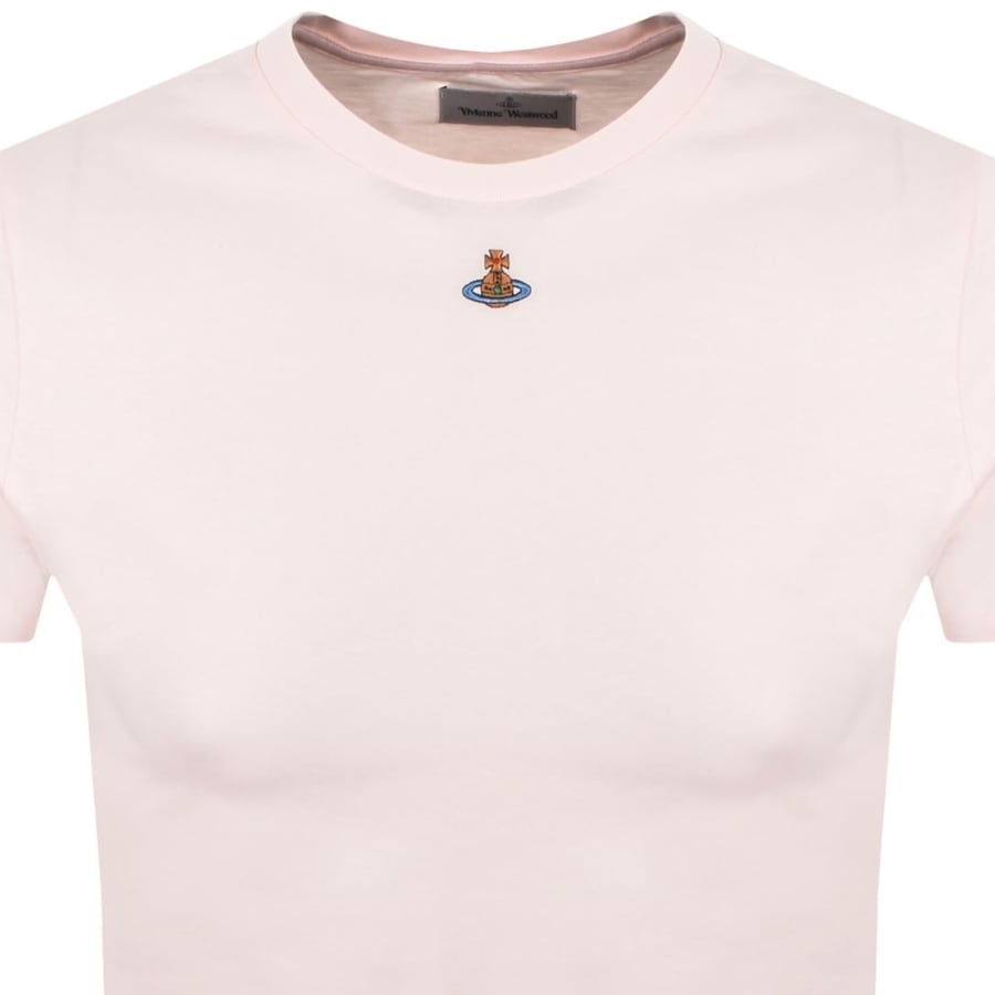 Image number 2 for Vivienne Westwood Orb Peru T Shirt Blush Pink