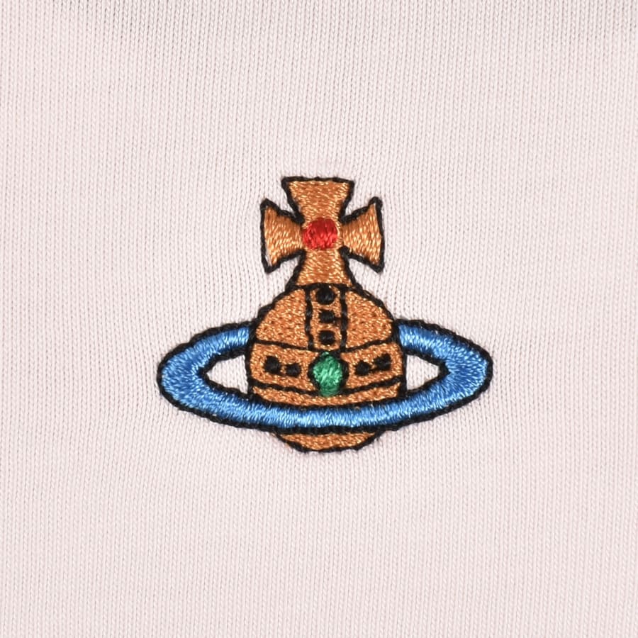 Image number 3 for Vivienne Westwood Orb Peru T Shirt Blush Pink