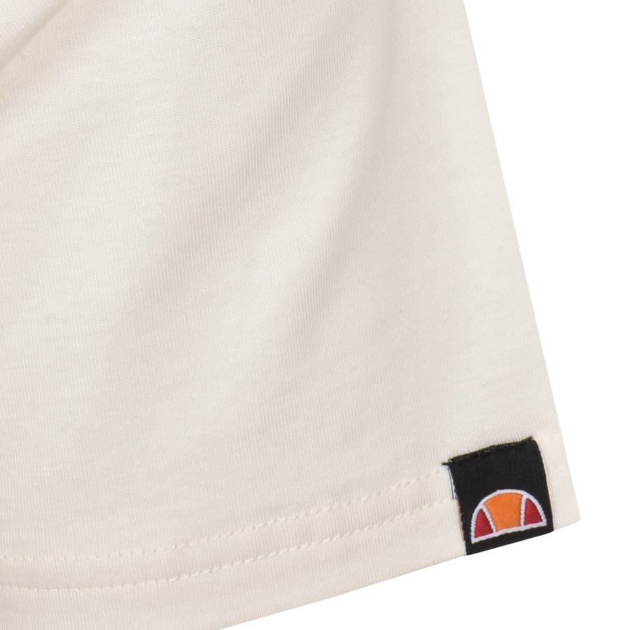 Image number 4 for Ellesse Ollio Logo T Shirt Off White
