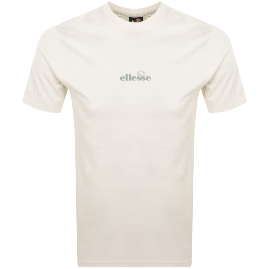 Image number 1 for Ellesse Ollio Logo T Shirt Off White