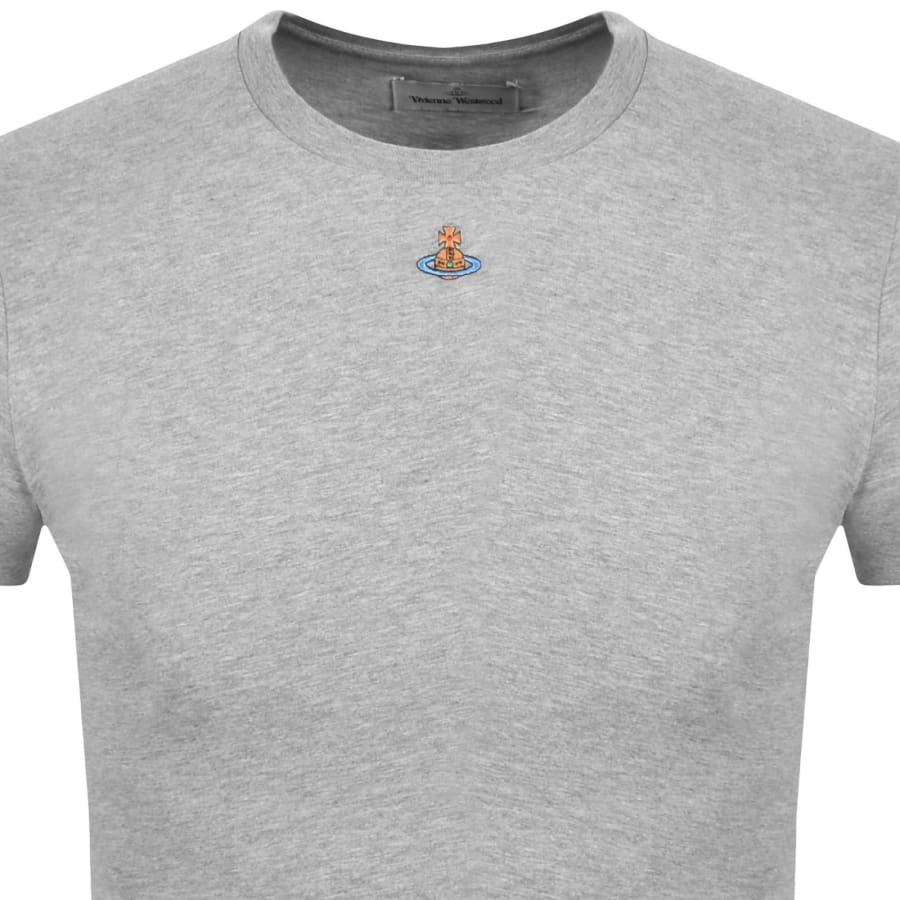 Image number 2 for Vivienne Westwood Orb Peru T Shirt Grey