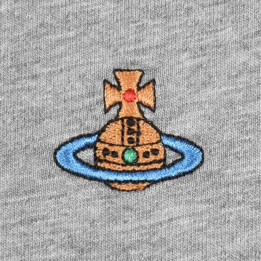 Image number 3 for Vivienne Westwood Orb Peru T Shirt Grey