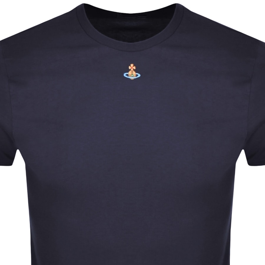 Image number 2 for Vivienne Westwood Orb Peru T Shirt Navy