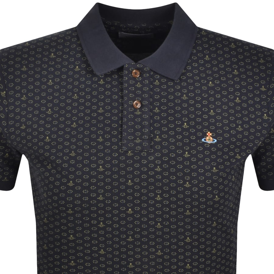 Image number 2 for Vivienne Westwood Classic Polo T Shirt Navy