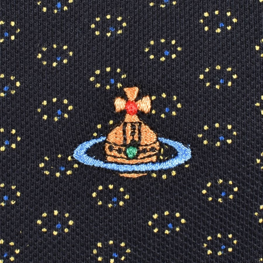 Image number 3 for Vivienne Westwood Classic Polo T Shirt Navy