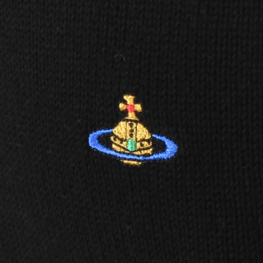 Image number 3 for Vivienne Westwood Alex Round Neck Jumper Black