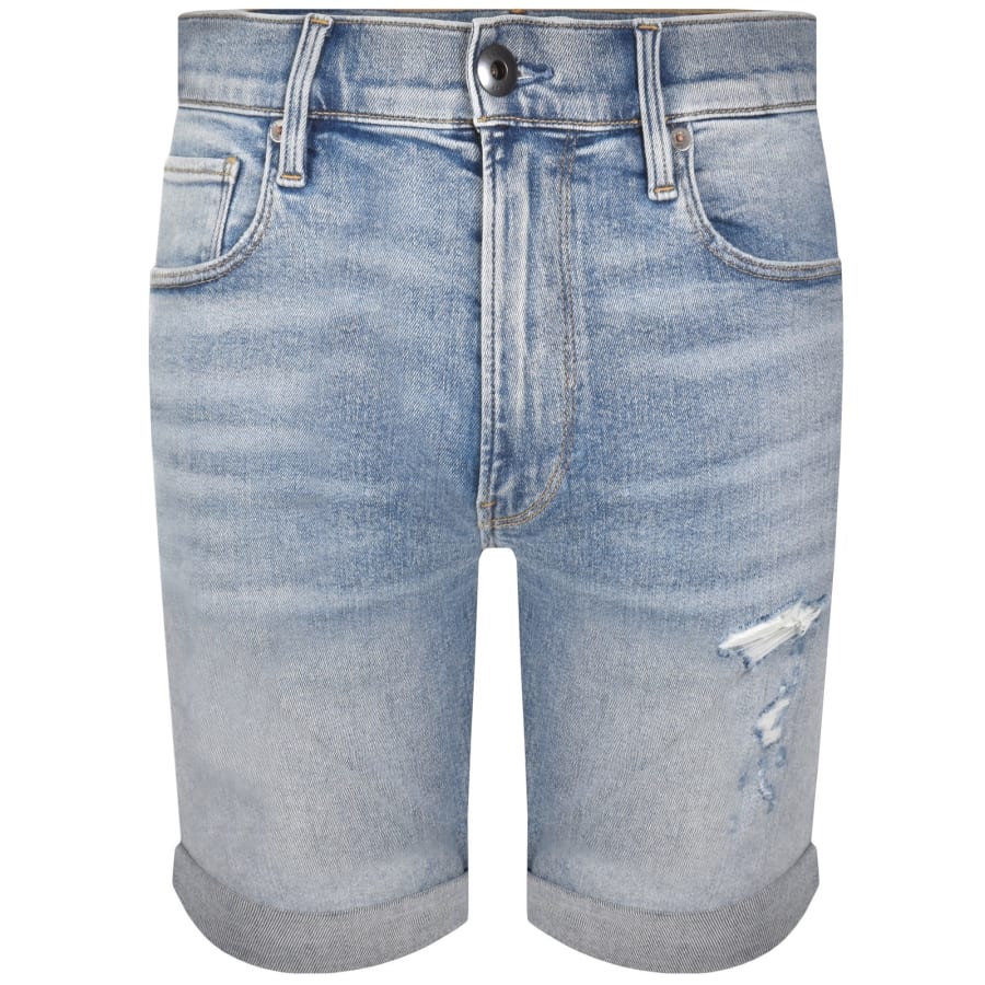 Image number 2 for G-Star 3301 Slim Shorts Vintage Blue