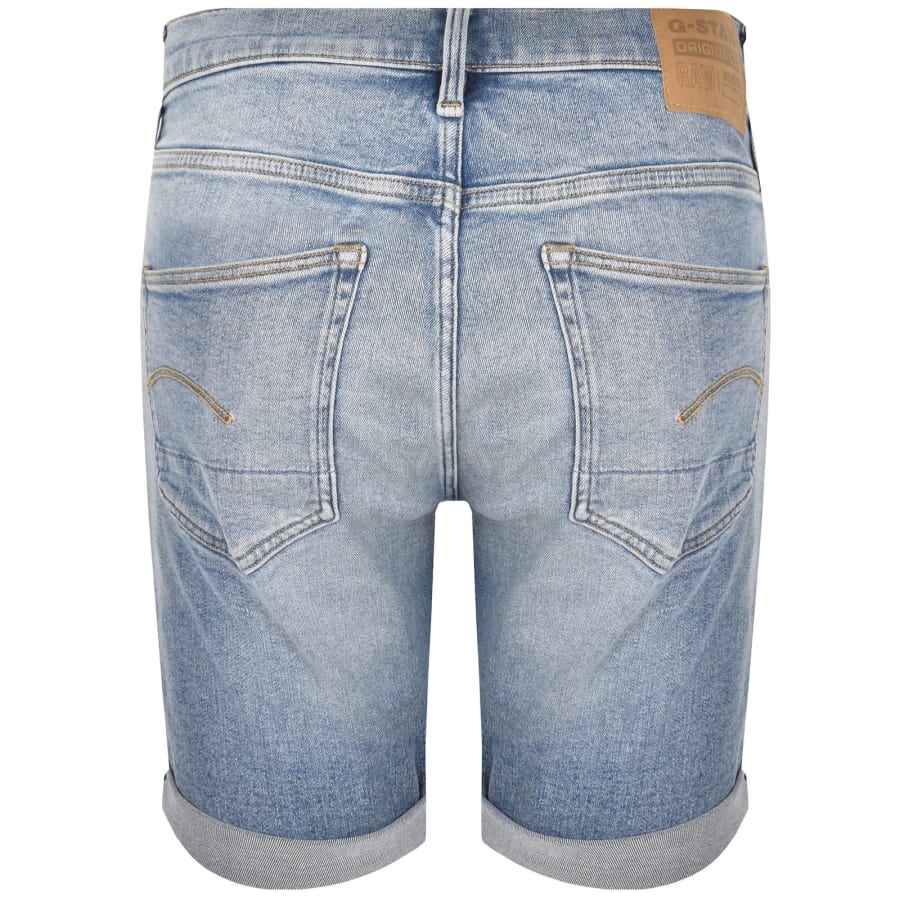 Image number 3 for G-Star 3301 Slim Shorts Vintage Blue