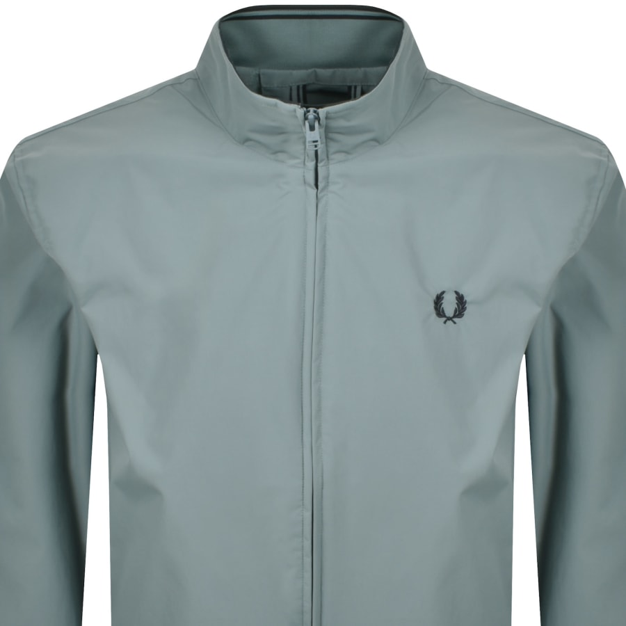 Image number 2 for Fred Perry Brentham Jacket Stockport Blue