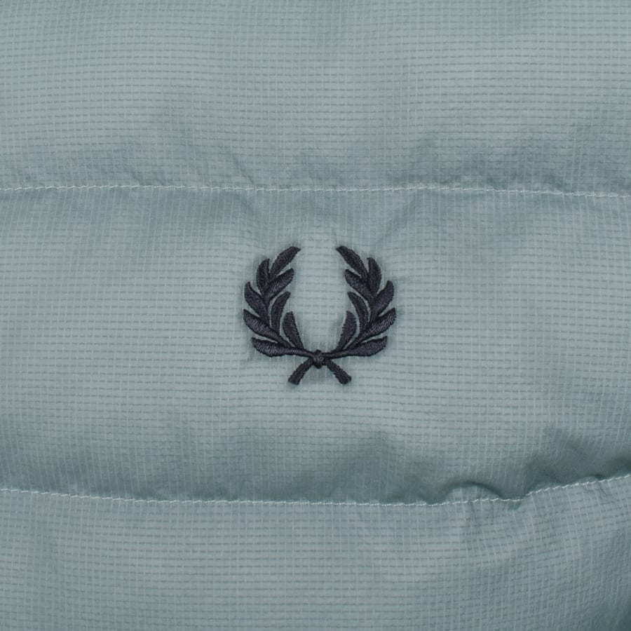 Image number 3 for Fred Perry Collared Insulated Jacket Blue