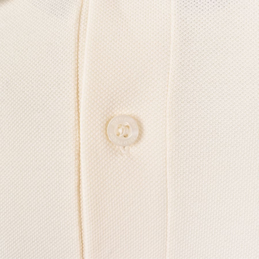 Image number 4 for Fred Perry Twin Tipped Polo T Shirt Ecru