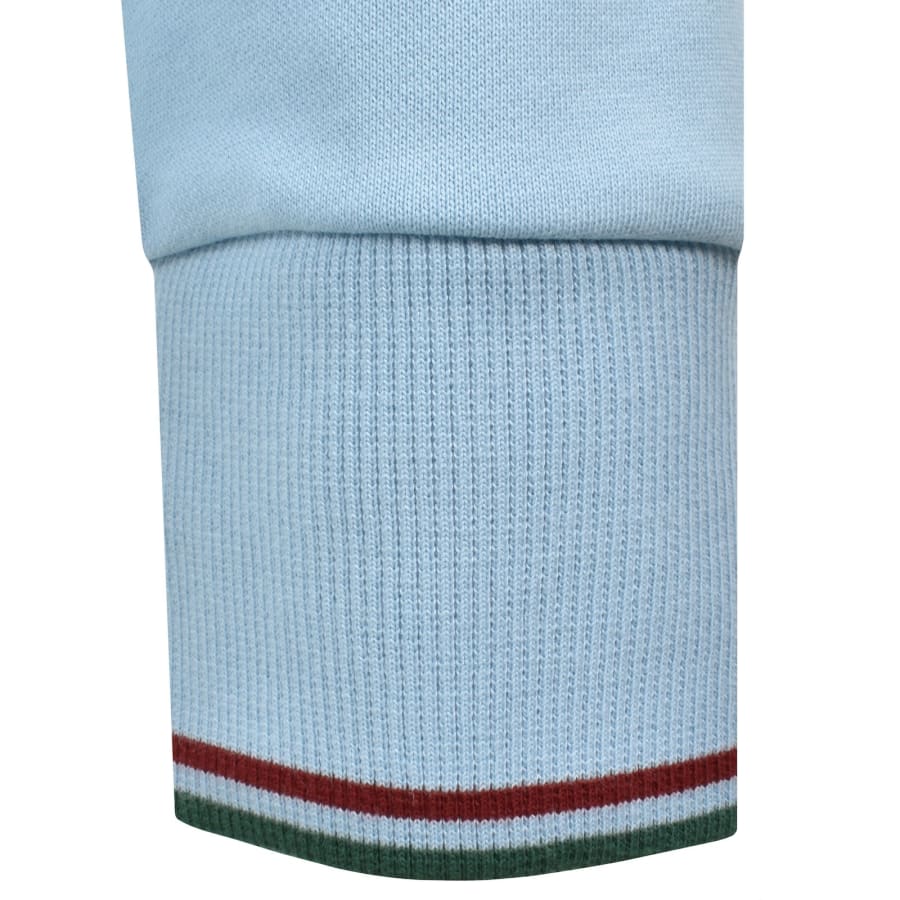 Image number 4 for Fred Perry Crew Neck Sweatshirt Track Blue