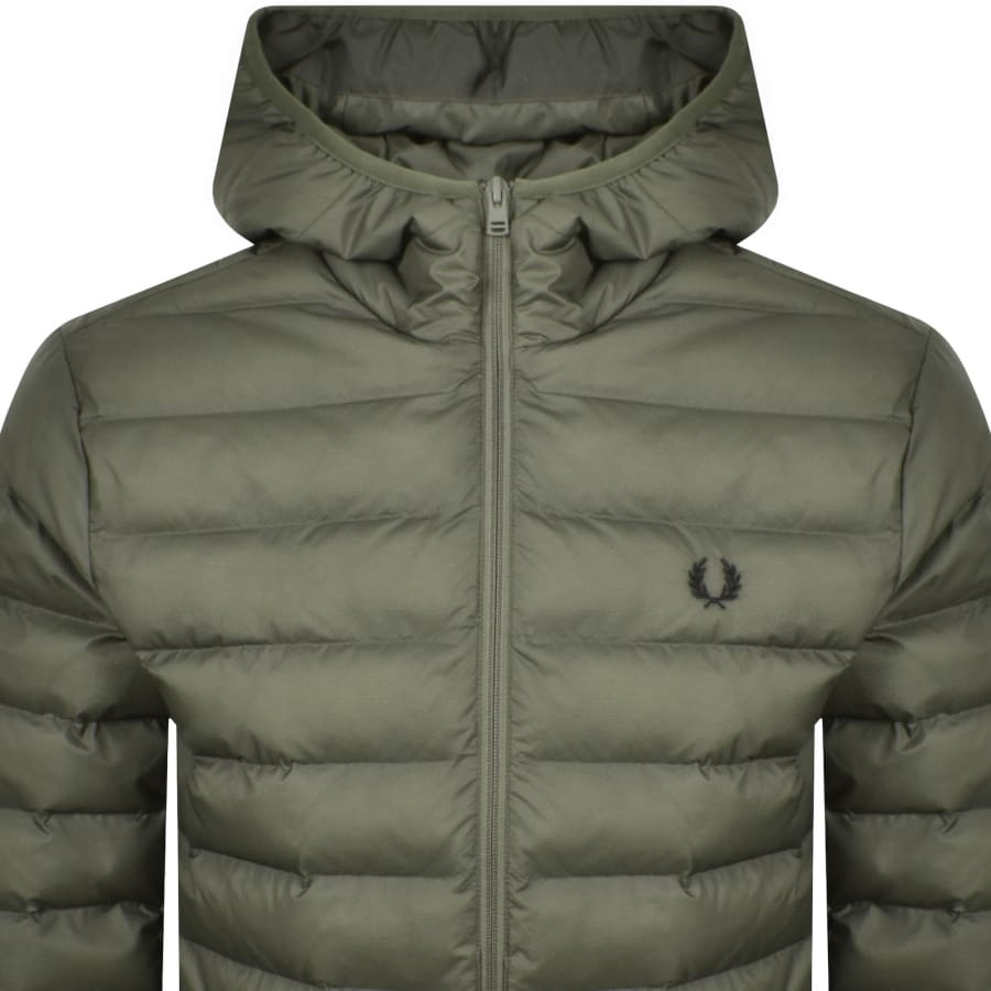 Image number 2 for Fred Perry Insulated Jacket Green