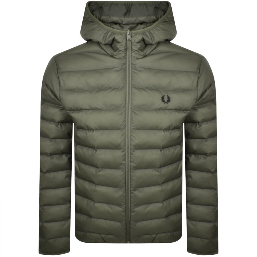 Image number 1 for Fred Perry Insulated Jacket Green