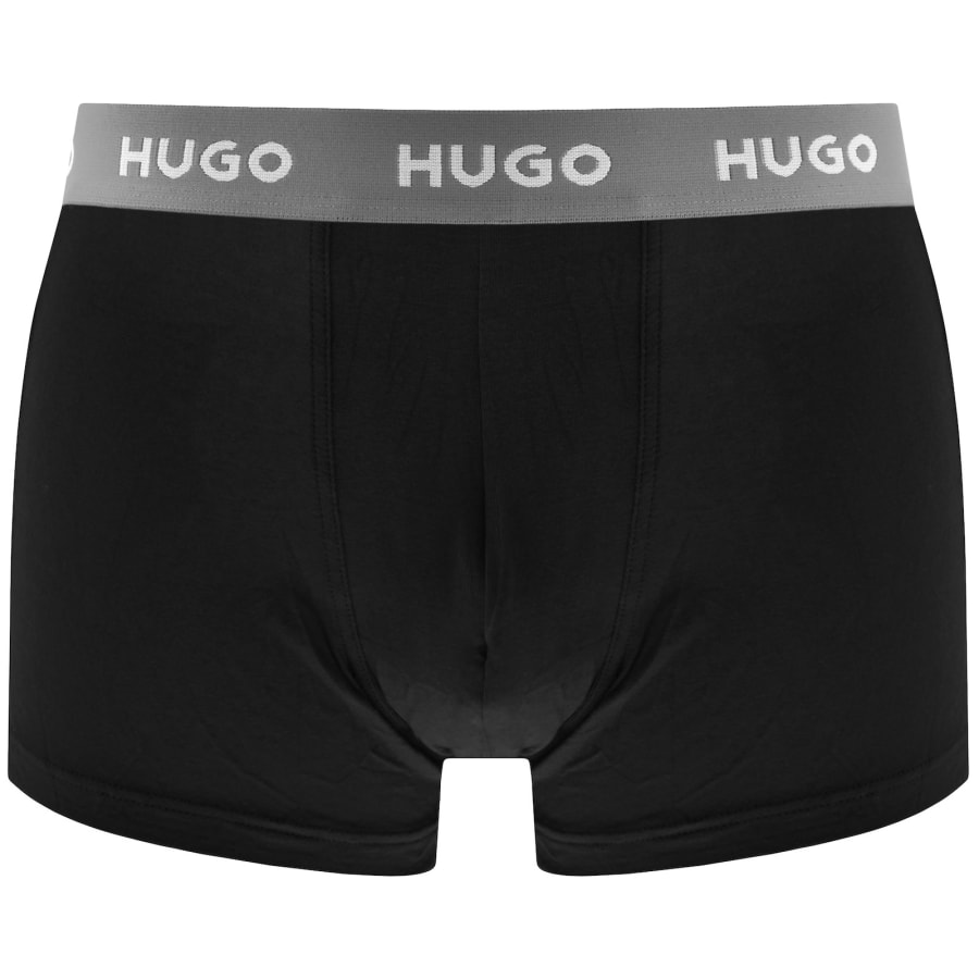Image number 2 for HUGO 3 Pack Boxer Briefs Black