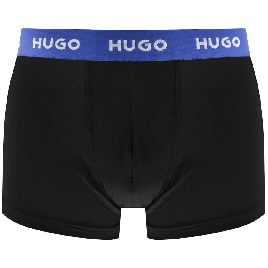 Image number 3 for HUGO 3 Pack Boxer Briefs Black