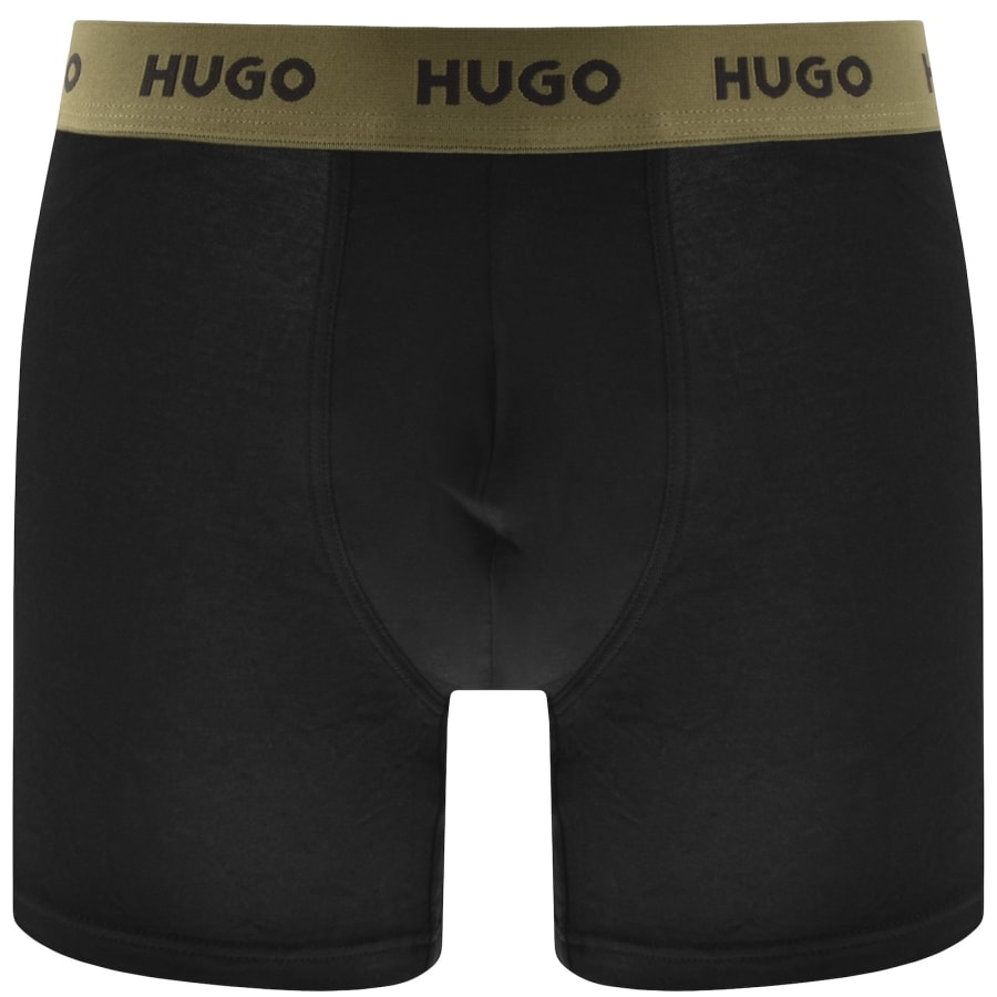 Image number 4 for HUGO 3 Pack Boxer Briefs Black