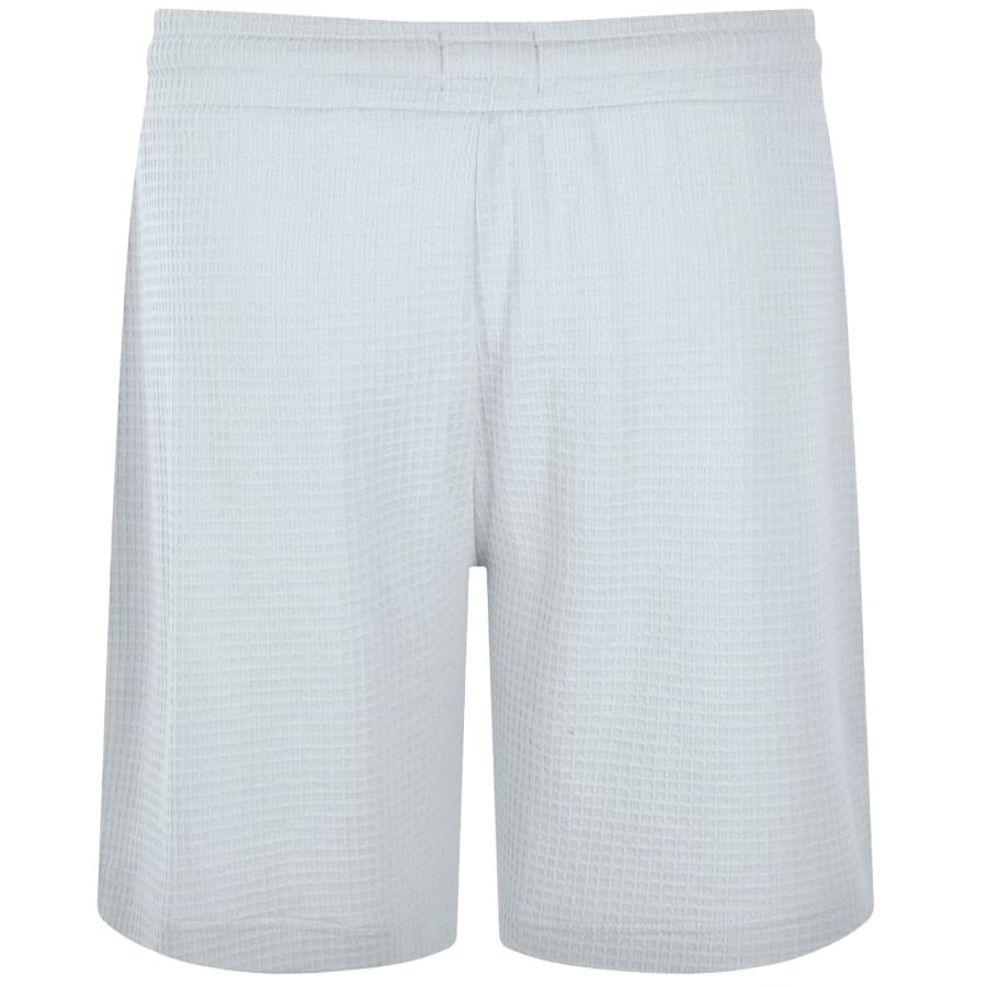 Image number 2 for HUGO Austin Waffle Shorts Light Grey