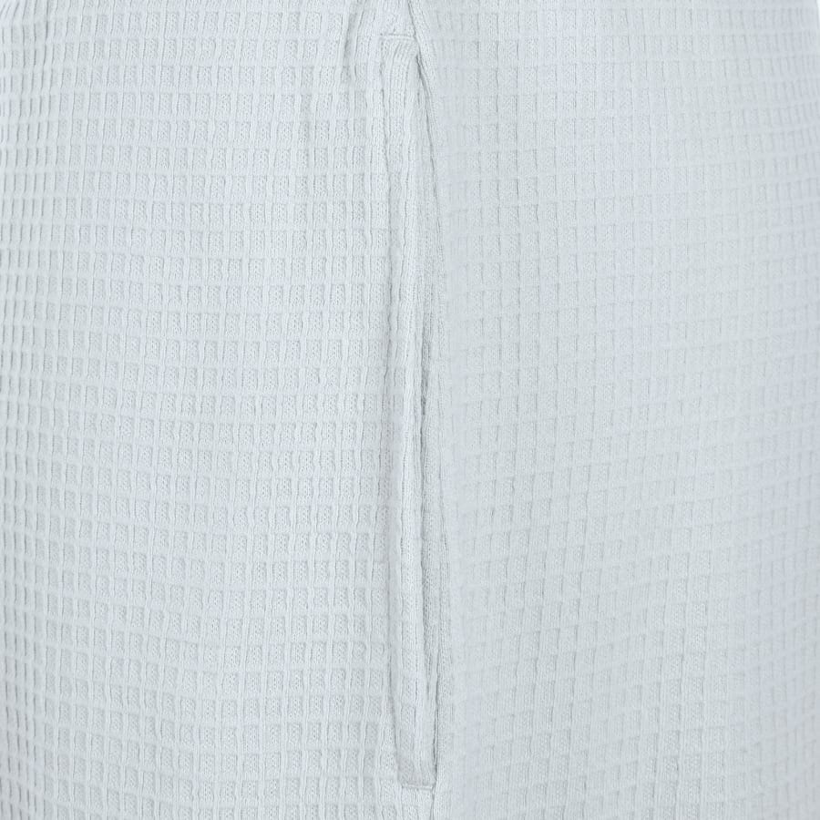 Image number 4 for HUGO Austin Waffle Shorts Light Grey