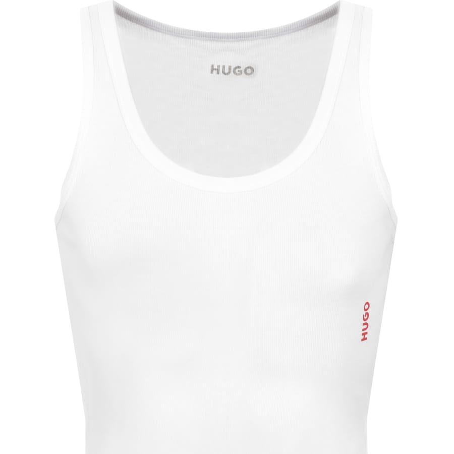 Image number 3 for HUGO 3 Pack Vests White