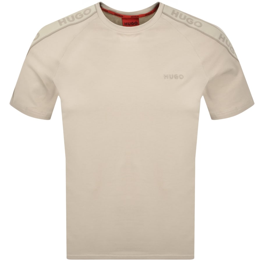 Image number 2 for HUGO Liam T Shirt Beige