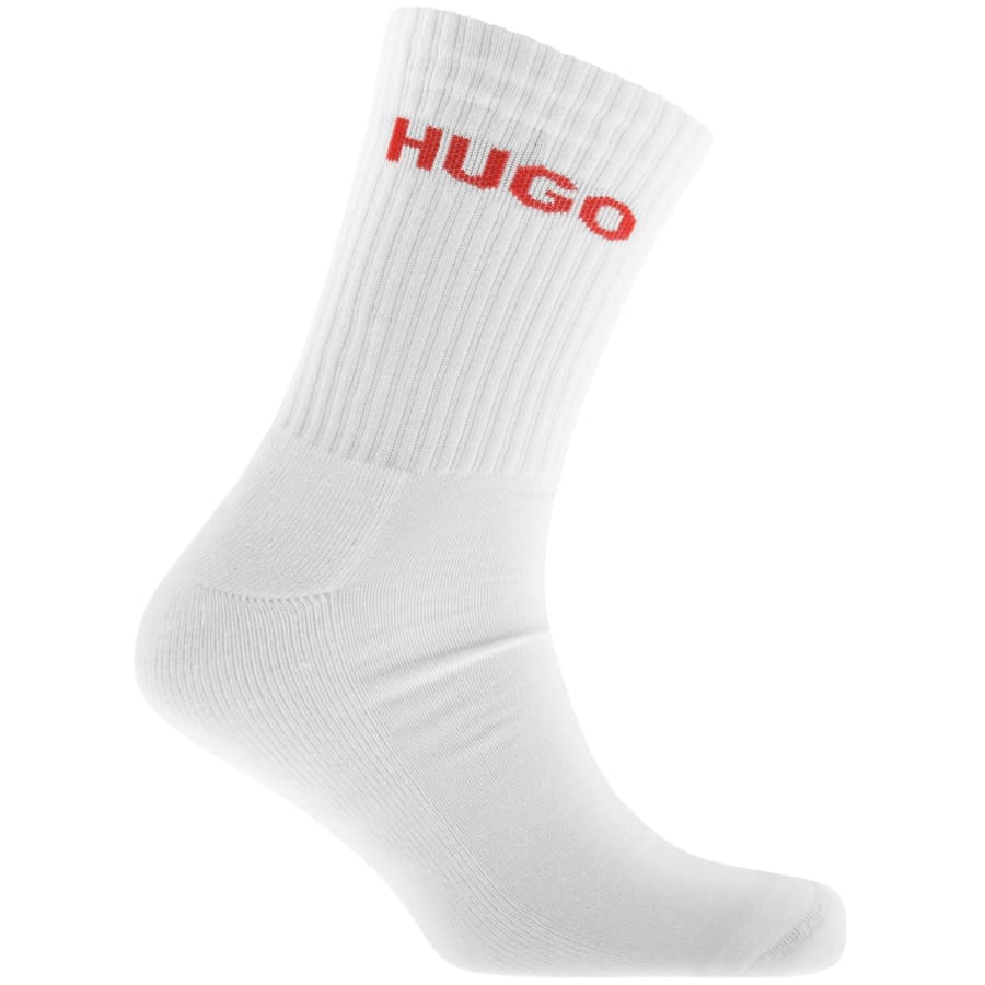 Image number 4 for HUGO 6 Pack Logo Socks