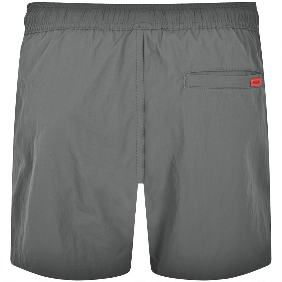 Image number 2 for HUGO Dominica Swim Shorts Grey