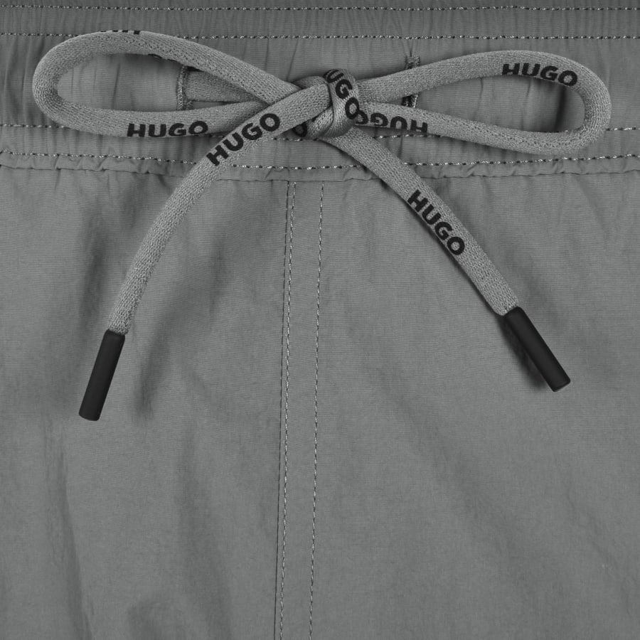 Image number 5 for HUGO Dominica Swim Shorts Grey