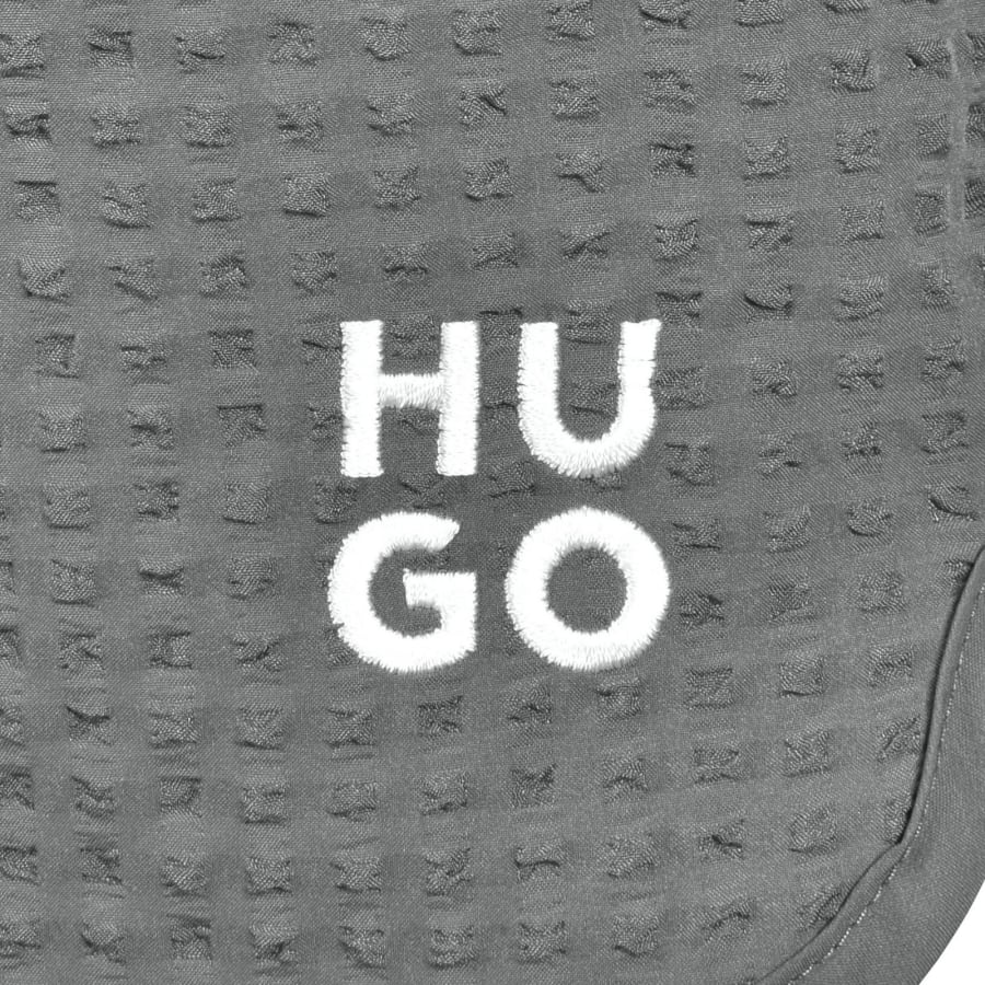 Image number 3 for HUGO Chaffle Swim Shorts Grey