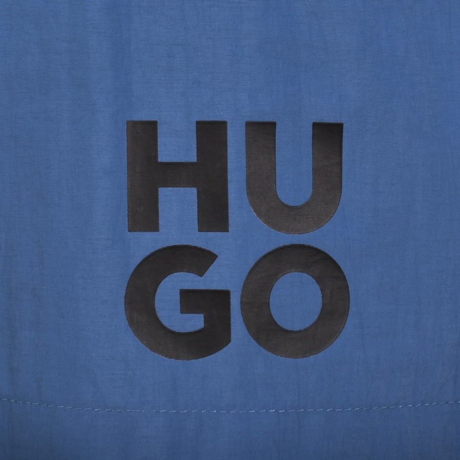 Image number 3 for HUGO Paolo Swim Shorts Blue