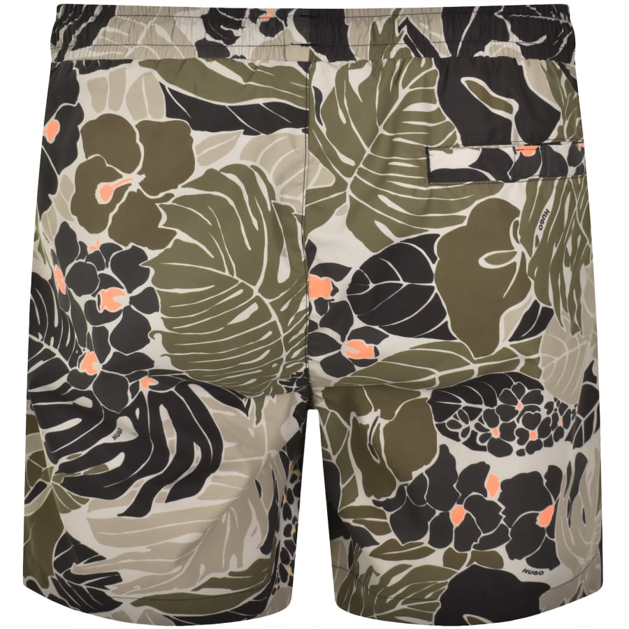 Image number 2 for HUGO Calala Swim Shorts Green