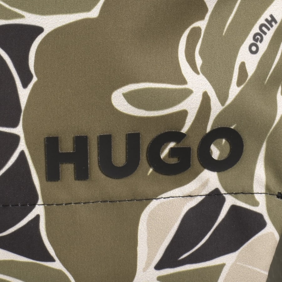Image number 3 for HUGO Calala Swim Shorts Green