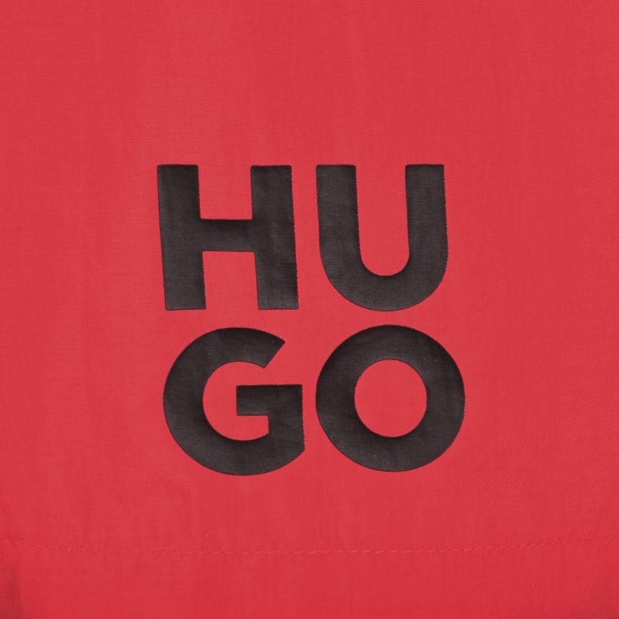 Image number 3 for HUGO Paolo Swim Shorts Red