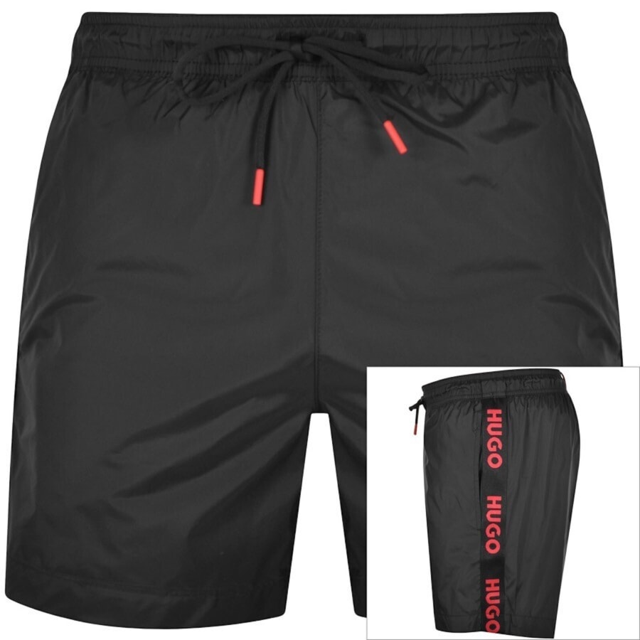 Image number 1 for HUGO Fab Swim Shorts Black