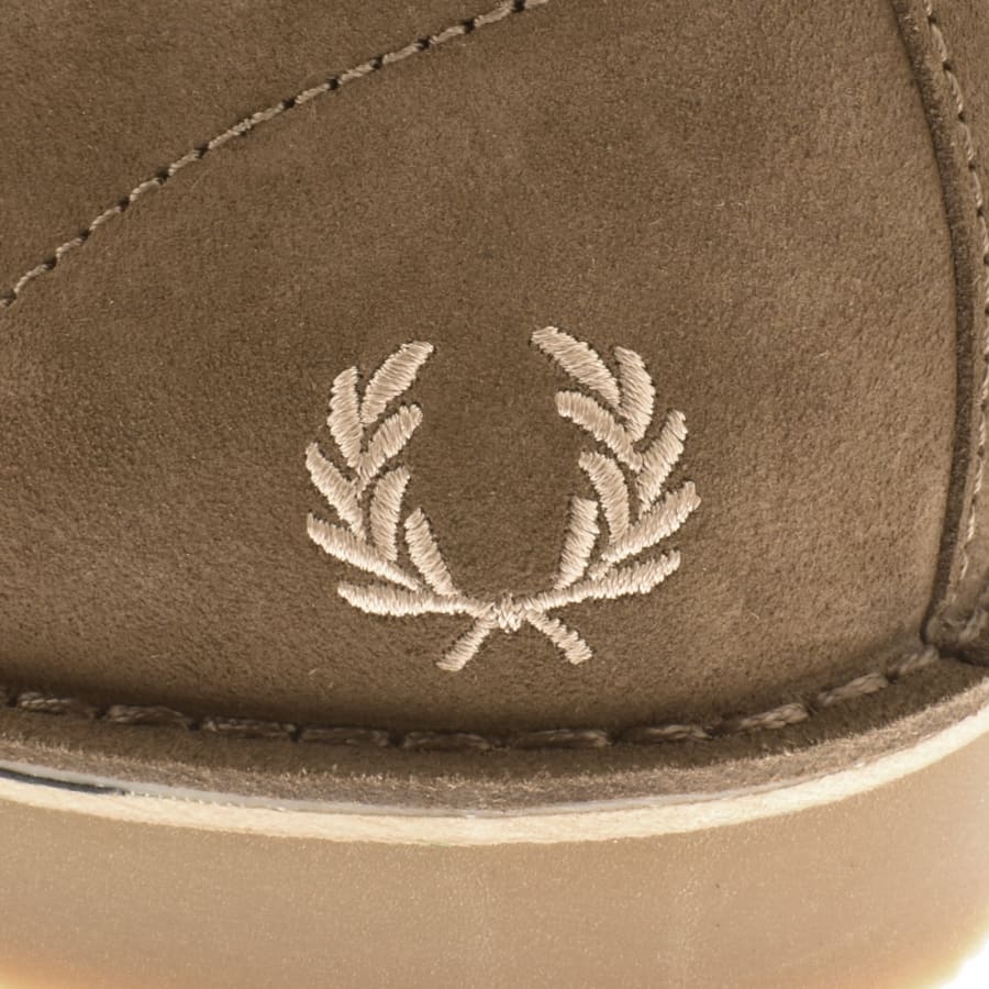 Image number 4 for Fred Perry Hawley Suede Shoes Brown