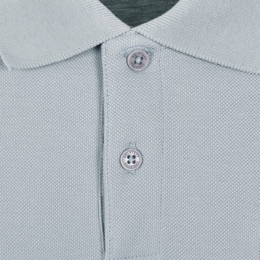 Image number 4 for Belstaff Short Sleeve Polo T Shirt Blue