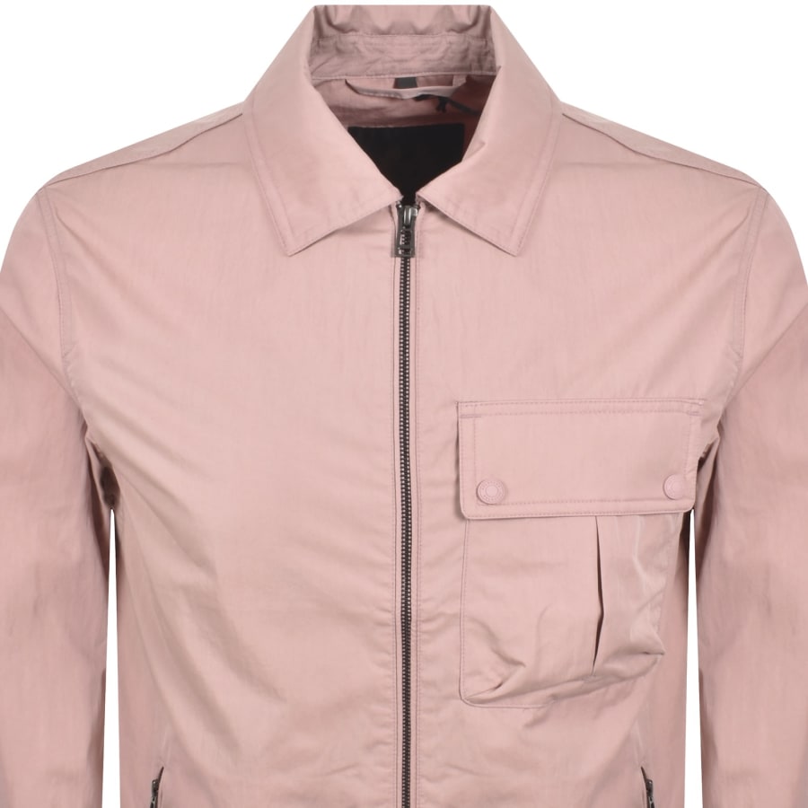 Image number 3 for Belstaff Drome Overshirt Wood Rose Pink