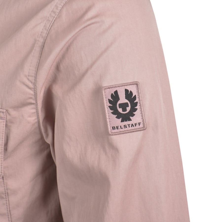 Image number 4 for Belstaff Drome Overshirt Wood Rose Pink